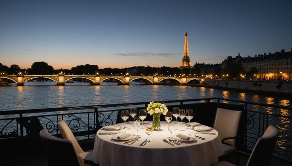 Dîner de luxe sur la seine : croisière nocturne à paris à ne pas manquer
