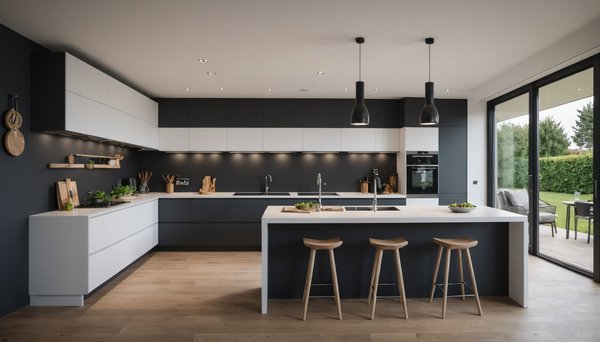 Reussir la conception d'une cuisine contemporaine a hossegor