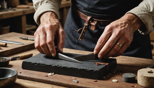 Comment les couteliers basques entretiennent la lame d'un couteau ?